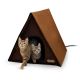 K&H Pet Products Outdoor Heated Multiple Kitty A-Frame